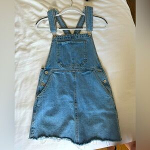 Bershka Denim Overall Dress